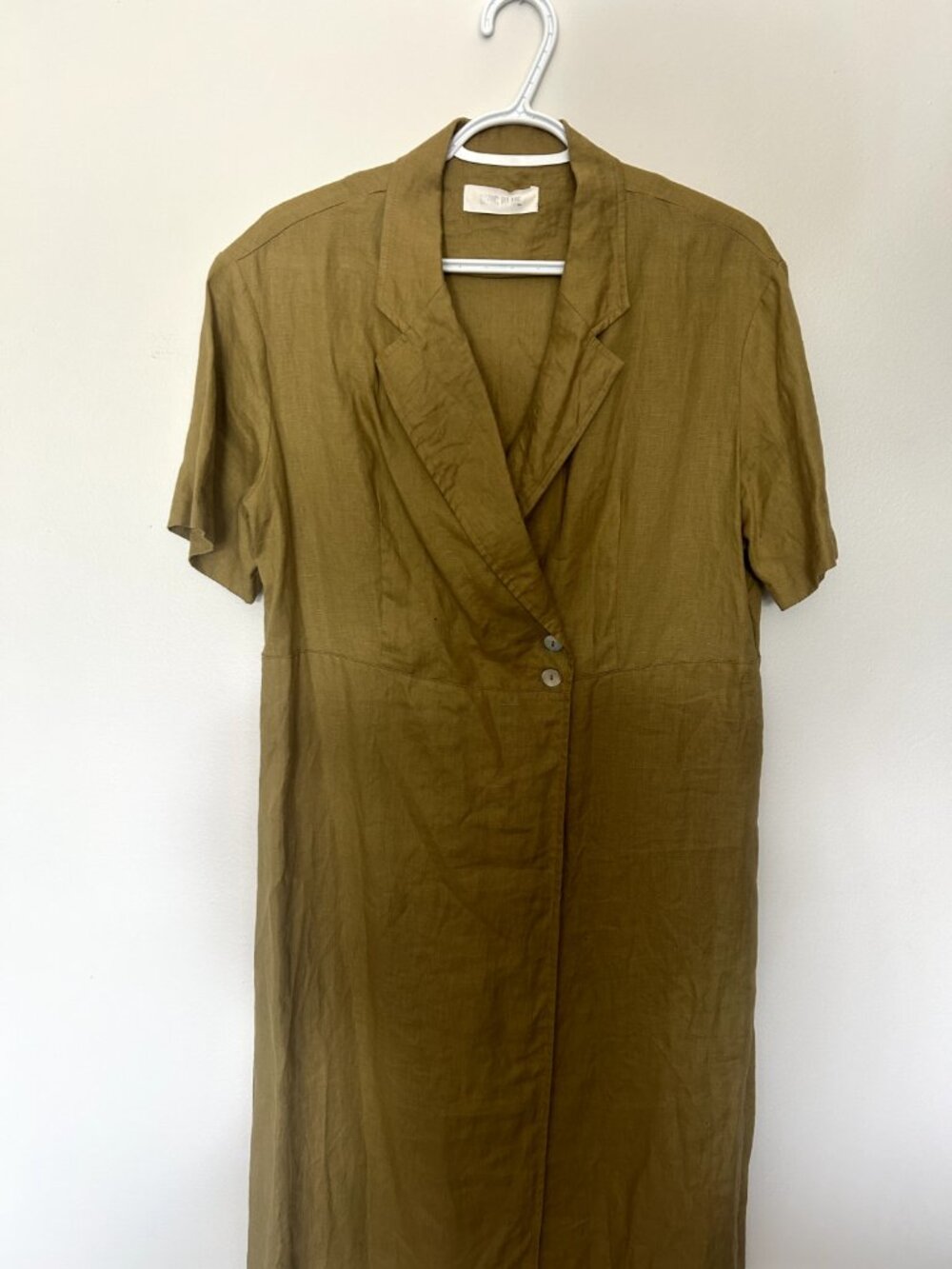 mustard color linen dresses for women